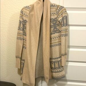 Geometric Patterned Cardigan